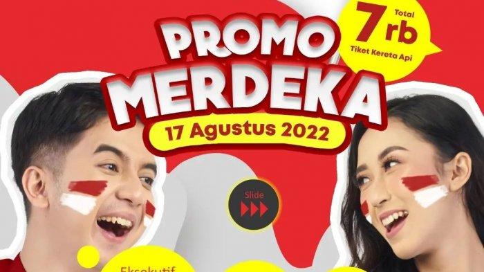 HUT Ke-77 RI, KAI Daop 5 Purwokerto Hadirkan Tarif Promo Merdeka mulai Rp 17 Ribu