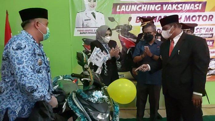 Senangnya, Ikut Vaksinasasi Massal di Pekalongan, Warga Bisa Dapat Hadiah Sepeda Gunung dan Motor