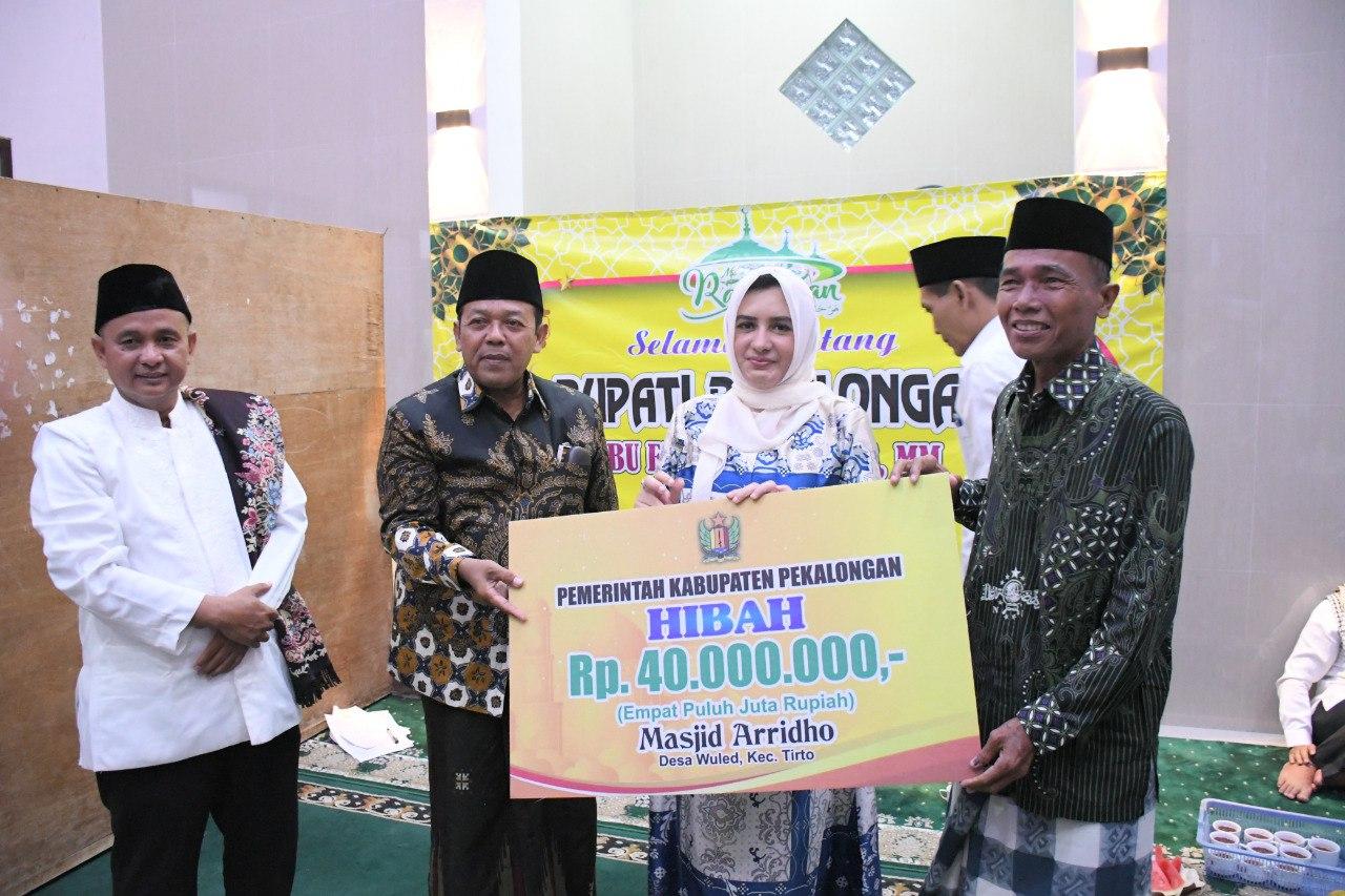 Tarling di Masjid Al Hikmah Desa Panda Pandanarum Tirto, Ini Pesan Bupati Pekalongan Fadia