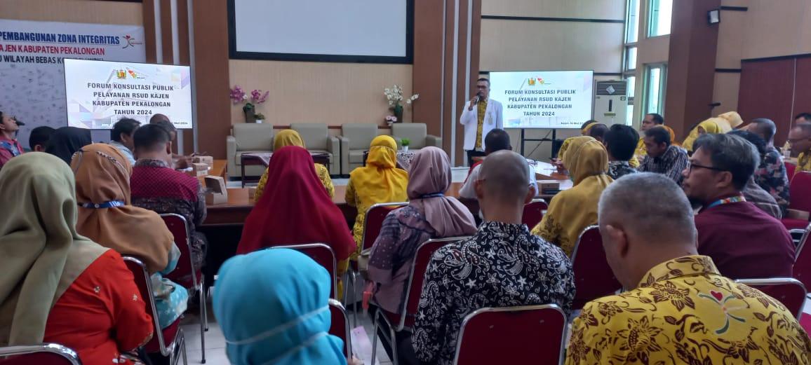 Tingkatkan Kualitas Pelayanan, RSUD Kajen Minta Masukan dari Masyarakat Melalui Konsultasi Publik