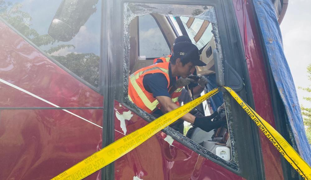 KNKT Periksa Bus yang Terjun ke Sungai Guci Tegal, Pastikan Handbrake Berfungsi atau Tidak