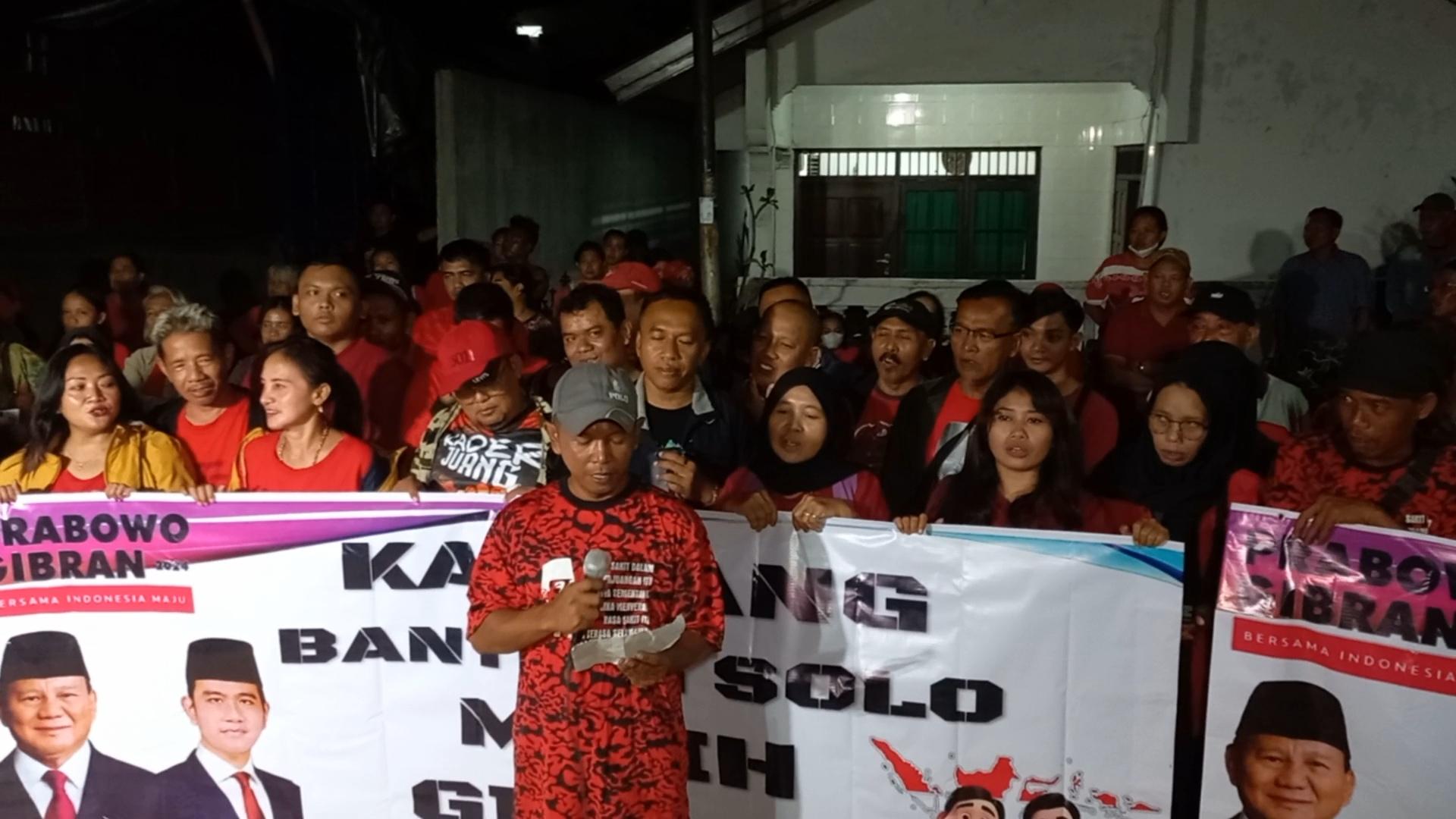 Simpatisan PDI Perjuangan Kota Solo Deklarasi Dukung Prabowo-Gibran, Tegak Lurus dengan Jokowi