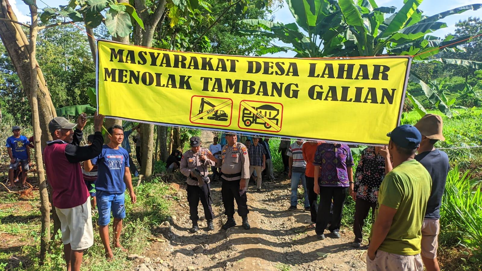 Warga Desa Lahar Pati Geruduk Lokasi Tambang Galian C yang Dinilai Merugikan, Tuntut Tutup Permanen