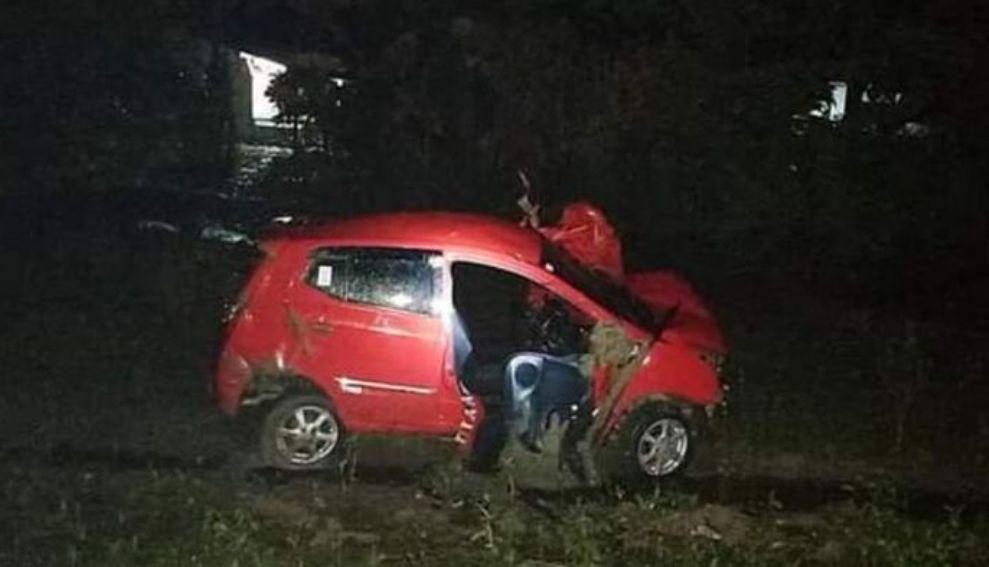 Ayla Rudi Terpental 100 Meter setelah Ditabrak Kereta Api di Tegowanu Grobogan, 2 Orang Selamat