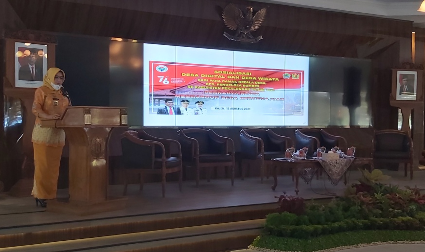 Bentuk Desa Digital di Pekalongan, Bupati Fadia: Harapannya Ini Bisa Sejahterakan Masyarakat