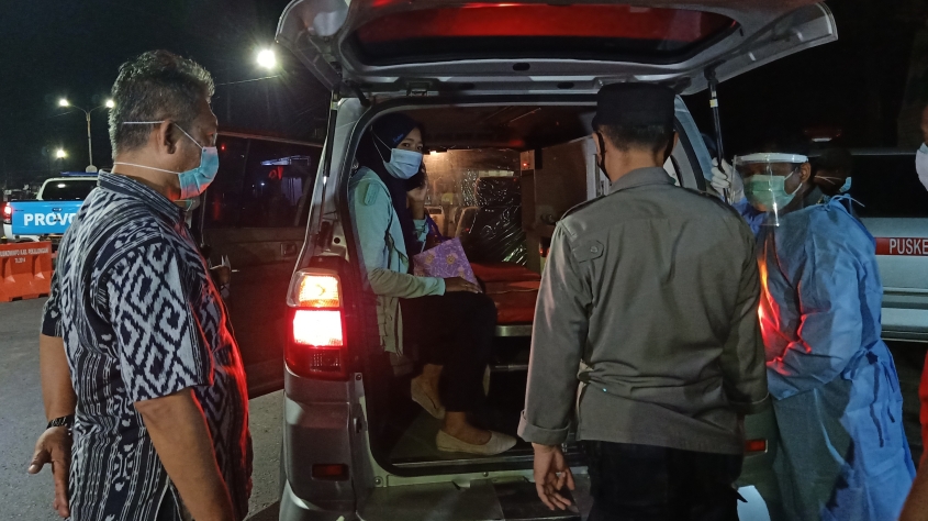 35 Orang Terjaring Razia PPKM Darurat di Pekalongan Langsung Dikarantina, Positif Covid-19