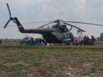 Dandim Blora Ungkap Penyebab Helikopter TNI AD yang Mendarat Darurat di Randublatung