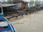 Belasan Rumah di Bedono Demak Terdampak Angin Kencang dan Ombak Tinggi, Akses Jalan Putus