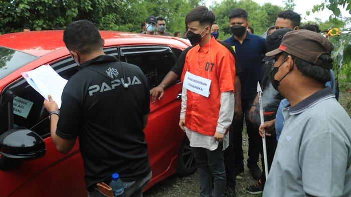 13 Lokasi Reka Ulang Pembunuhan Juragan Emas di Jayapura Papua