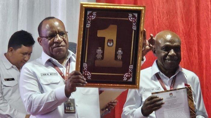 Tanpa Wakil, John Wempi Wetipo Siap Hadapi Pasangan Calon Gubernur dalam Debat Pilkada Papua Tengah