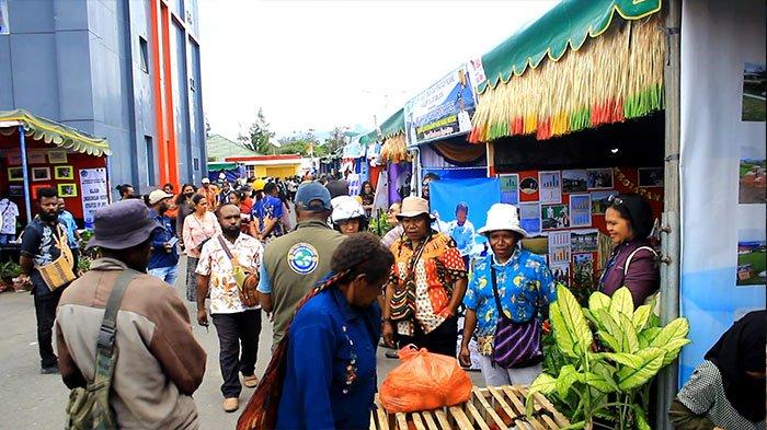 57 Stand Ramaikan Pameran Pembangunan Jayawijaya Sambut HUT ke-67 Kota Wamena