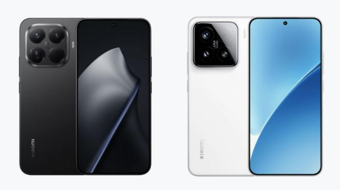 PERBANDINGAN HP - Kolase tangkapan layar tampilan HP Xiaomi 15T Pro dan Xiaomi 15 yang diambil dari website mi.co.id, Senin (6/10/2025).