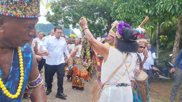 KUNJUNGAN KERJA - Menteri Agraria dan Tata Ruang/Kepala Badan Pertanahan Nasional (ATR/BPN), Nusron Wahid, kunjungan kerja di Jayapura, Provinsi Papua, Rabu (19/11/2025).