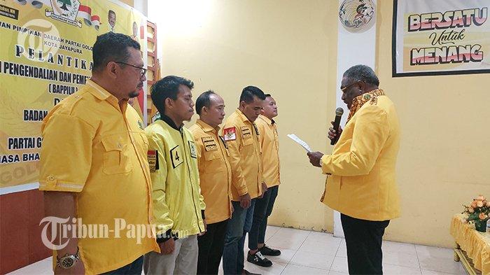 Abisai Rollo: Bappilu dan BSN Harus Mampu Menangkan Partai Golkar di Kota Jayapura