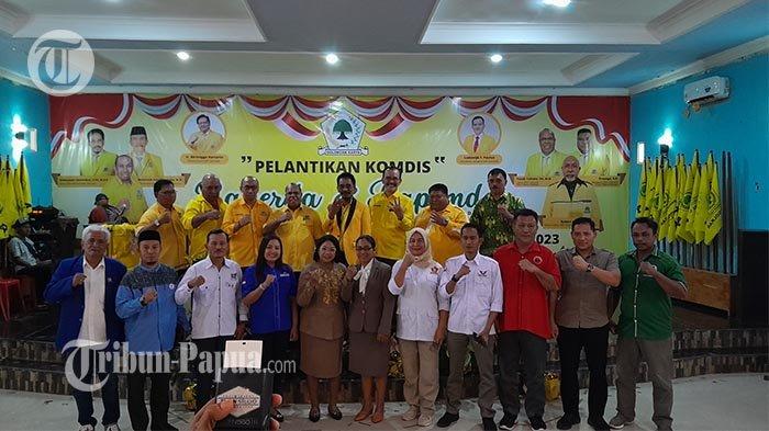 66 Anggota Komdis Partai Golkar Merauke Dilantik, Yusak Yaluwo Pesankan Hal Ini