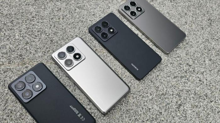 XIAOMI 14T SERIES - Deretan warna Xiaomi 14T dan Xiaomi 14T Pro.