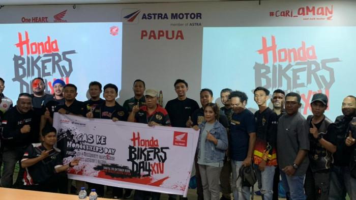 Semangat Dari Jayapura Untuk Meramaikan Honda Bikers Day XIV