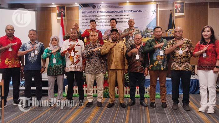 Kantor Otoritas Bandar Udara X Sosialisasi dan Sepakati Batas Ketinggian Bangunan di Kawasan KKOP