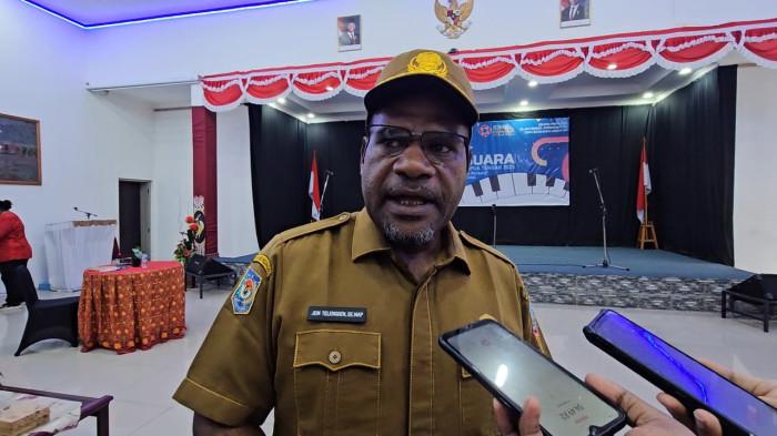 Parade Pemuda Dilegar di Nabire Papua Tengah pada 28 Oktober
