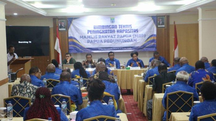 Anggota MRP Pegunungan Bimtek di Jakarta Untuk Memperkuat Tupoksi