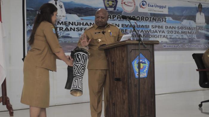 Diskominfo Jayawijaya Mulai Sosialisasi SPBE Kepada OPD