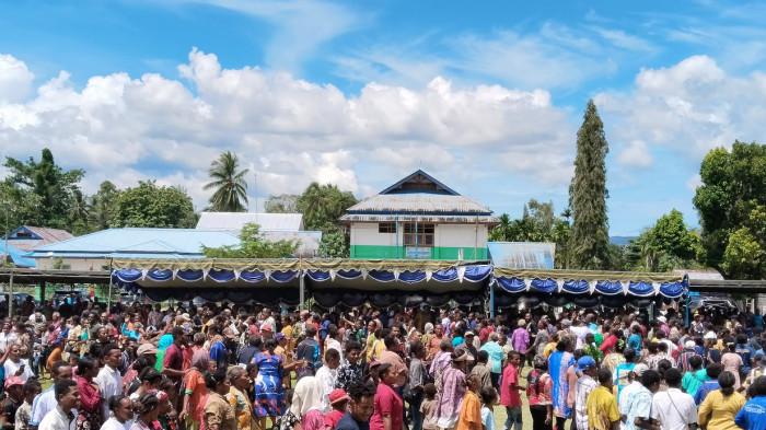 Ibadah 1 Abad Peradaban Orang Papua di Grime Nawa Diwarnai Pemutusan Ritual Tomako Batu