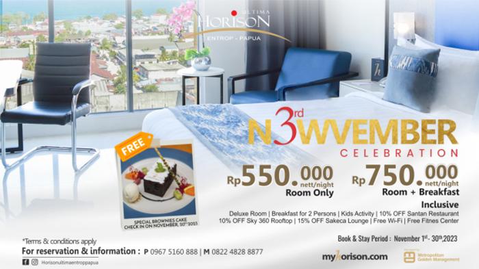 Hotel Horison Ultima Entrop Papua Hadirkan Promo di Ulang Tahun yang ke-3