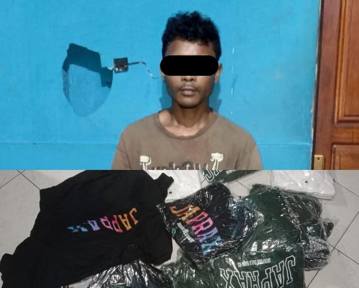 Pelaku Curat di Jayapura Diringkus, Dua Karung Pakaian Jadi Barang Bukti
