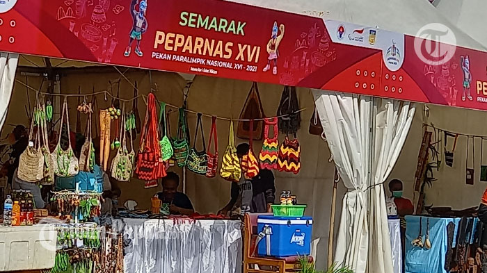 Sebanyak 14 Stand Sovenir Papua Meriahkan Semarak Peparnas XVI