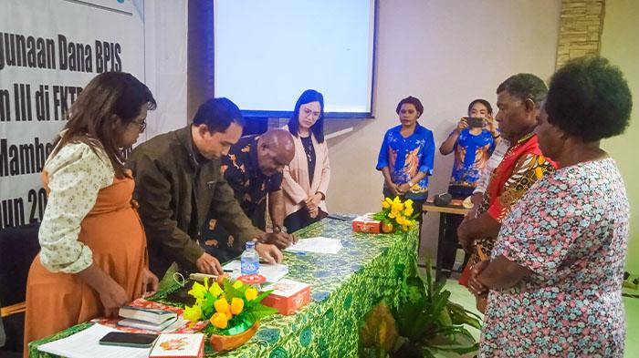 Pemkab Mamberamo Teken Kerjasama dengan BPJS Kesehatan Cabang Wamena, Ini Tujuannya