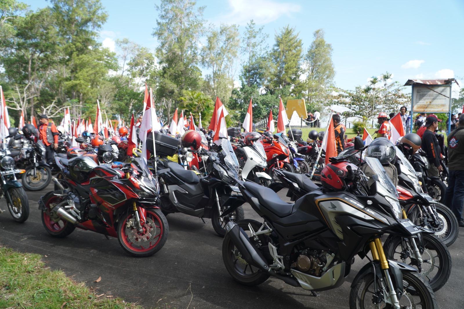 Peringati HUT ke-78 Republik Indonesia, 360 Bikers Honda di Jayapura Ikuti Convoy Merdeka