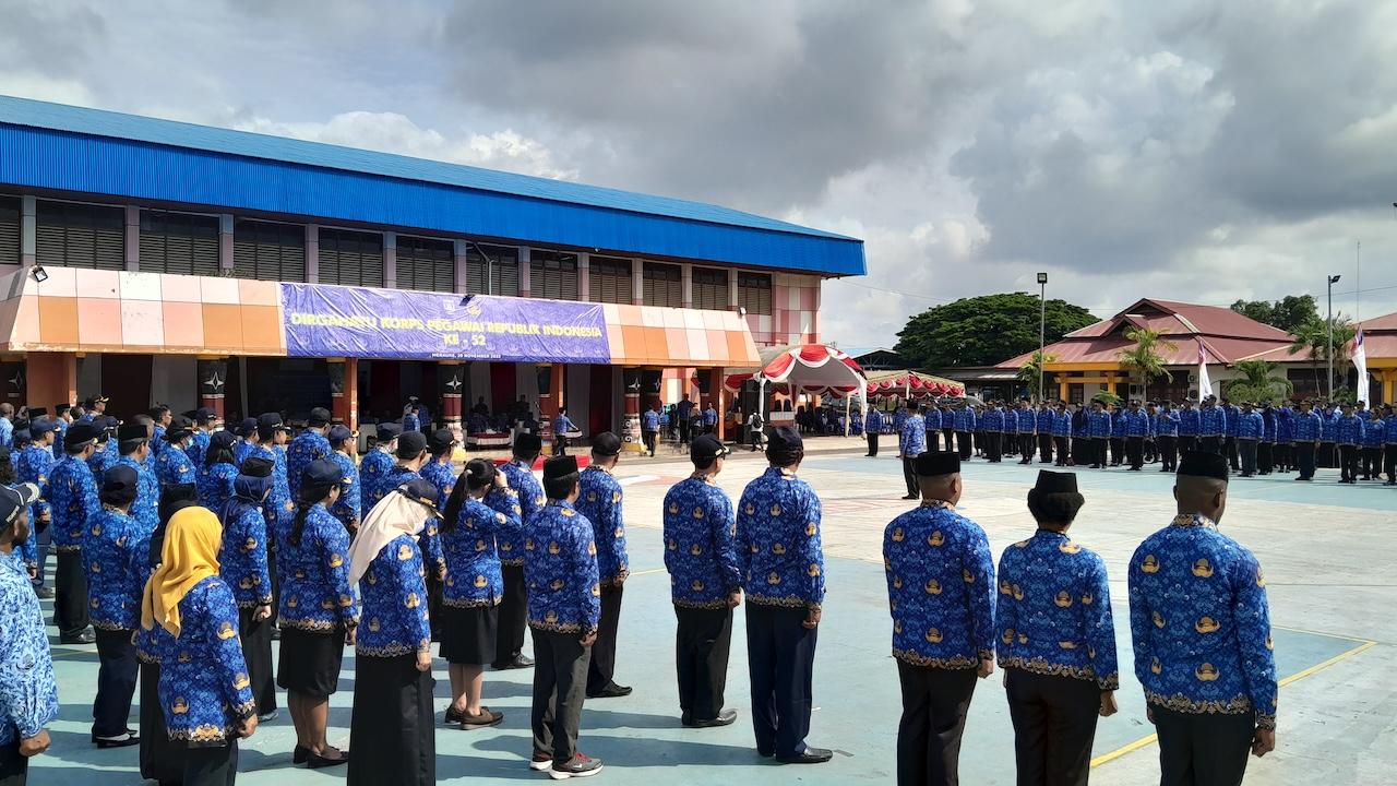 Ini Harapan Presiden Jokowi di HUT Ke-52 Korpri Untuk Papua Selatan