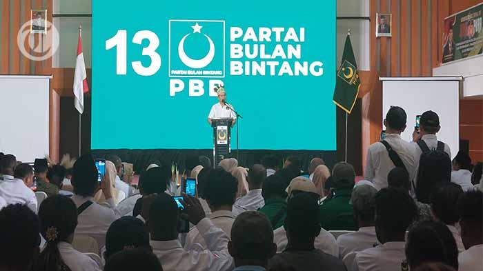 Yusril Ihza Mahendra Kunjungi Papua, Galang Kekuatan Koalisi Menangkan Prabowo di Pilpres 2024