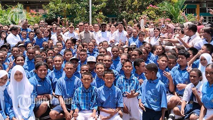 Cek MBG di Kabupaten Jayapura, Siswa Antusias Kedatangan Wapres Gibran 