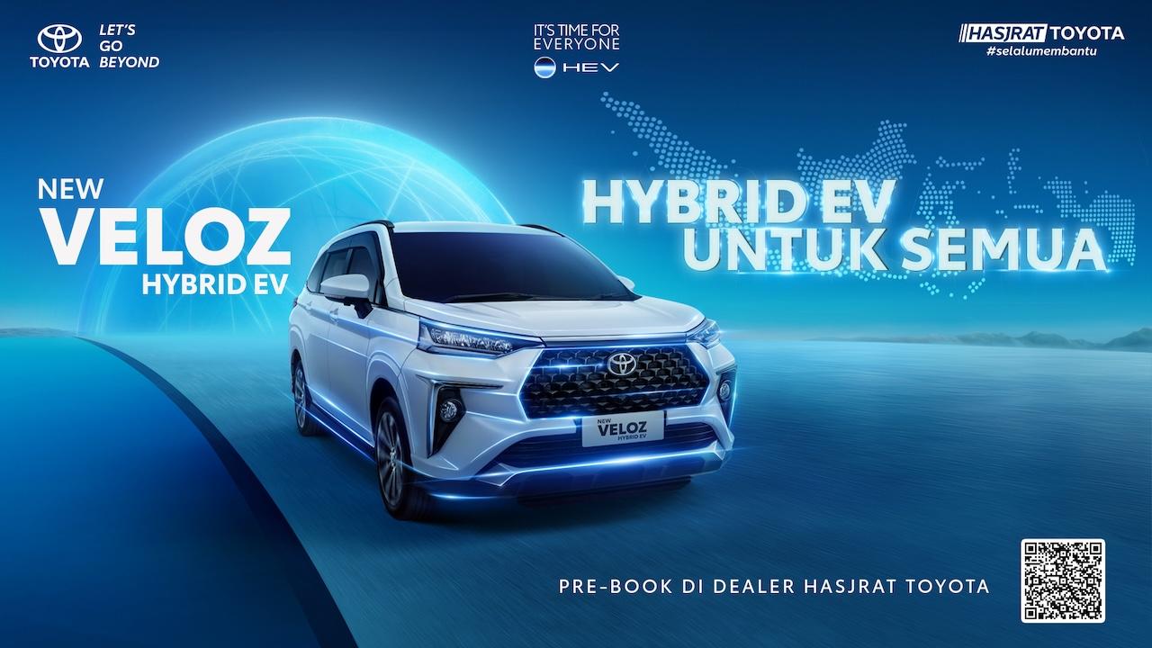 Toyota Buktikan Multi-Pathway: World Premiere New Veloz Hybrid EV dan Produk Dalam Negeri