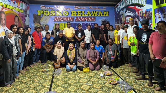 Ramai Warga Abepura Pasang Badan untuk Abisai-Rustan, Relawan Gempar: Layak Memimpin Kota Jayapura