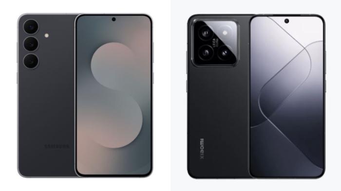 Rpの違い50万、Samsung Galaxy S25 FEとXiaomi 14の仕様と価格の比較を確認してください
