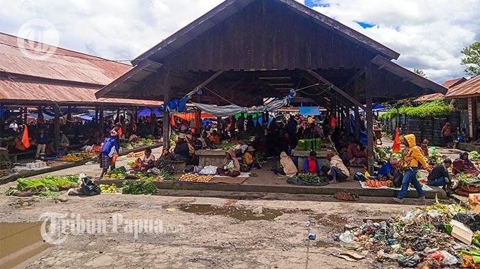 Kondisi Pasar Potikelek Wamena Memprihatinkan, Rusak Parah dan Jorok: Pemerintah Diminta Bertindak