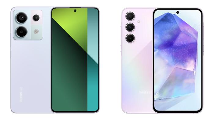 Perbandingan Spek dan Harga HP Xiaomi Redmi Note 13 Pro 5G dengan Samsung Galaxy A55 5G