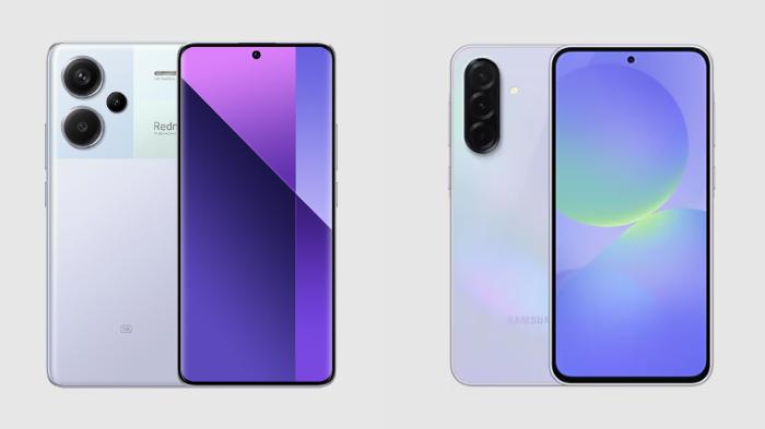 Perbandingan Spek dan Harga HP Xiaomi Redmi Note 13 Pro Plus 5G dengan Samsung Galaxy A36 5G