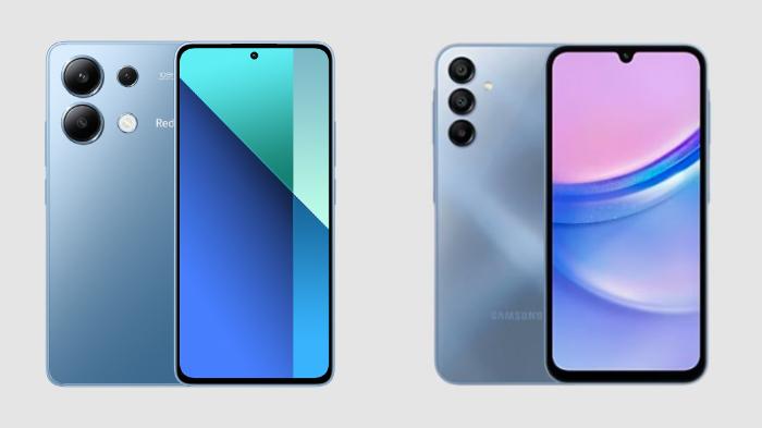 Perbandingan Spek dan Harga HP Xiaomi Redmi Note 13 dengan Samsung Galaxy A15, Beda Rp 500 Ribu