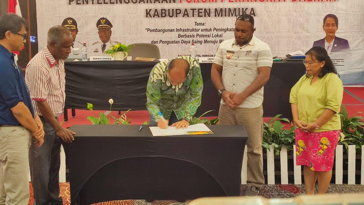 Pemkab Mimika Terima 493 Program Usulan Musrembang Distrik