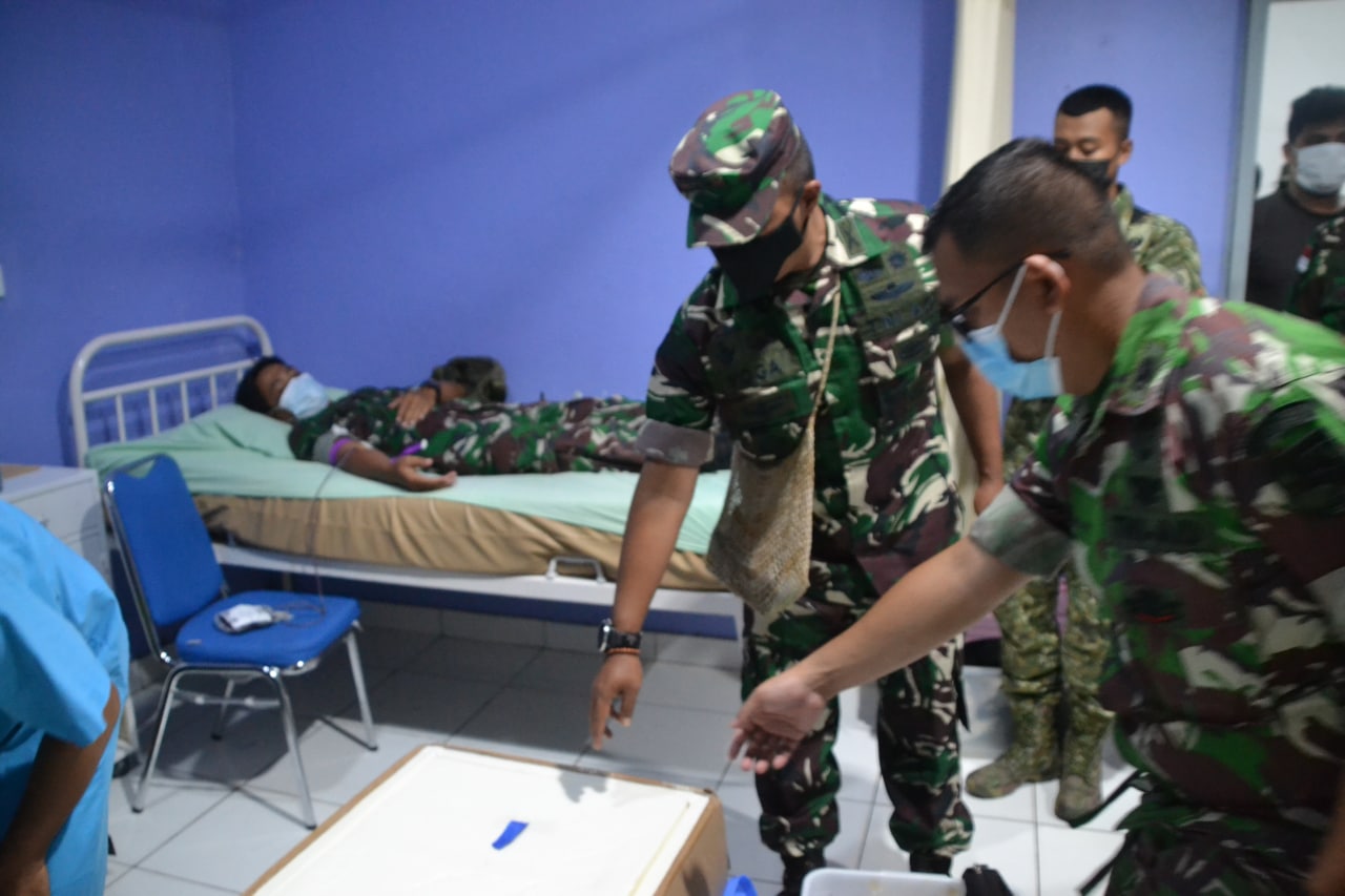 TNI Lanal Timika dan Jalasenastri Cabang 2 Korcab XI Ikut Donor Darah