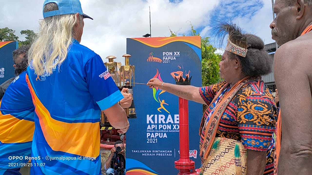 Hari ini Kirab Api PON Lintasi Kabupaten Mimika