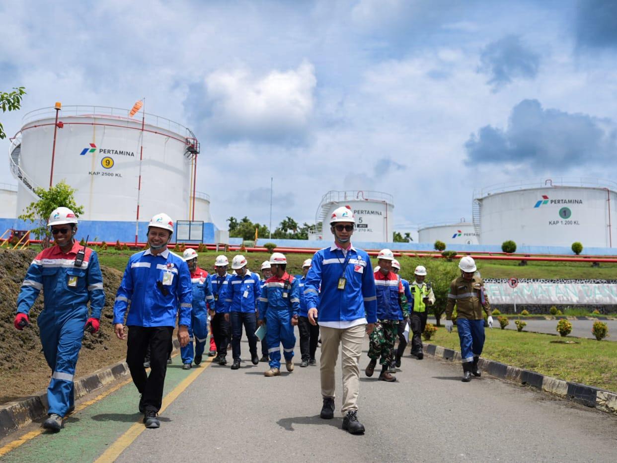 Pimpinan Pertamina Papua Maluku dan DPR RI Tinjau Kesiapan Energi di Manokwari