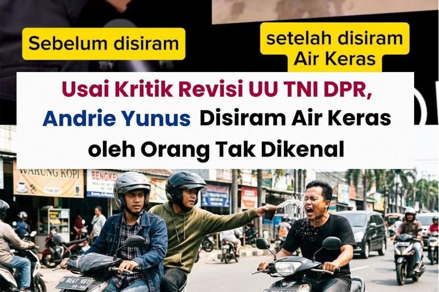 Koalisi HAM Papua Desak Presiden Perintahkan Penangkapan Pelaku Teror Aktivis Andrie Yunus
