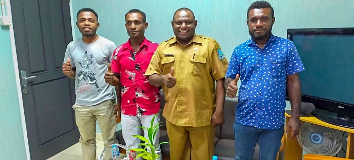 Pembangunan Tower Jaringan Internet di Distrik Yokari, Harun Ronal: Kami Akan Kawal