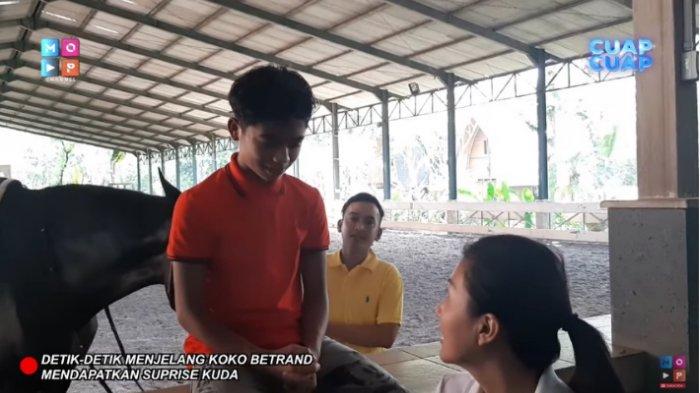 Betrand Peto Dapat Kuda dari Ruben dan Sarwendah: Ini Beneran Buat Nyonyo?