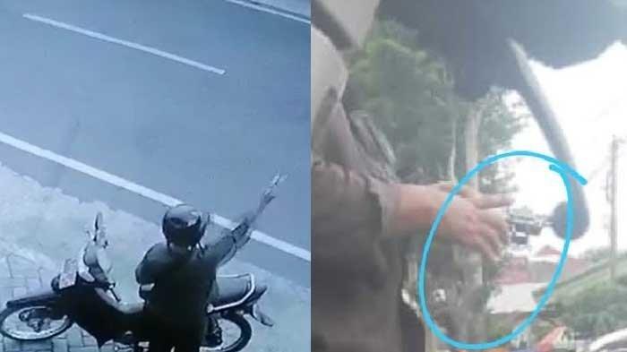 Viral Video Pria Todongkan Pistol ke Pengendara Motor di Jatim, Tak Terima Nyaris Diserempet