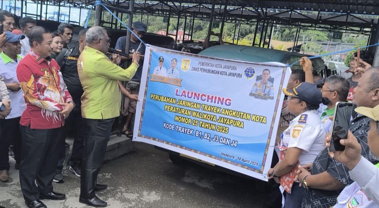 Pemkot Jayapura Resmi Mengubah Trayek Angkutan Umum B1 Hingga J4